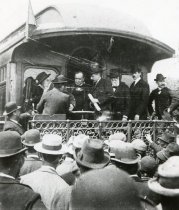 McKinley train stop at Winchester